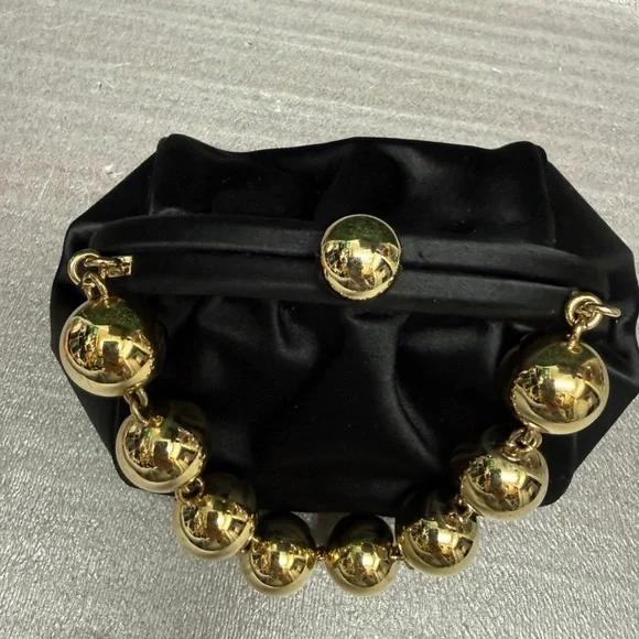 Tiffany & co. Bead Chain Bracelet Back Satin Mini Evening Bag - Picture 5 of 9